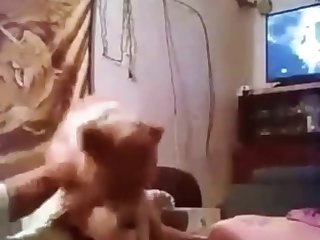 Girl Gets A Surprise Morning Fuck From Her Dog